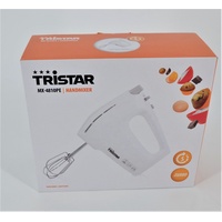 Tristar - Handmixer - MX-4810PE - 5 Stufen + Turbo - 2 Knethaken + 2 Quirle