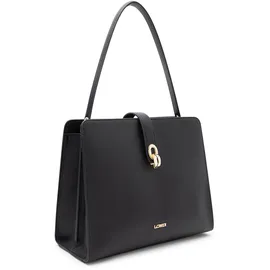 L.Credi Petronella Schultertasche Polyurethan Black