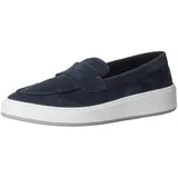 Marco Tozzi by Guido Maria Kretschmer Herren Slipper aus Leder mit dicker Sohle, Blau (Navy), 46 EU
