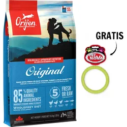 ORIJEN Original Dog 11,4kg + Ring für Hunde 9,5cm GRATIS!