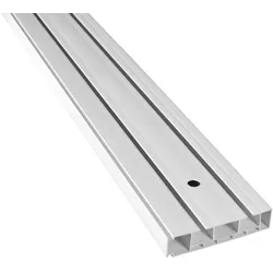 Gardinenschiene SN DECO GROUP "Vorhangschiene SH (2)" Gr. 14, weiß, L:600cm T:7,7cm, Kunststoff, Gardinenstangen, Gardinenschiene