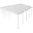 Terrassenüberdachung Olympia 3 x 9 m weiß