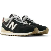 New Balance 574 Herren Black / Brown / Dark Silver Metallic 40,5
