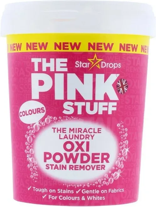 Stardrops The Pink Stuff Oxi Pulver Fleckenentferner 1 kg für bunte Stoffe