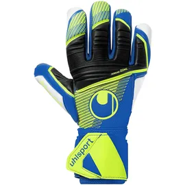 Uhlsport Absolutgrip HN Pro Jr., Kinder und Erwachsene Torwarthandschuhe, bleu Marine/Jaune Fluo, 3 -