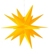 AMARE LED 3D Außenstern gelb ca. 57 x 48 x 44 (B x H x T), für den Innen- und Außenbereich, mit Timer