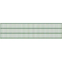 FA-Bausysteme Doppelstabmattenzaun 6/5/6 250 x 63 cm Moos