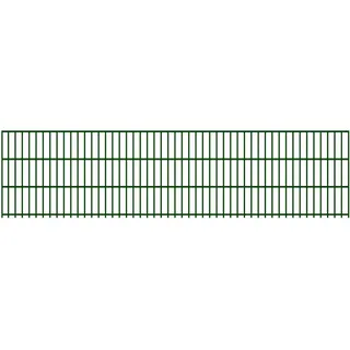 FA-Bausysteme Doppelstabmattenzaun 6/5/6 250 x 63 cm Moos