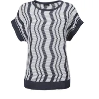 GOLDNER Sommerkleid Mini Gemustert Blau 46