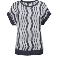 GOLDNER Sommerkleid Mini Gemustert Blau 46