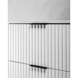 Rodan | Waschbeckunterschrank 80cm | Weiß matt | B/H/T 80/57/46cm | 2 Softclose-Schubladen | Badezimmerschränke, Badmöbel, Waschbecken Unterschr... - Weiß