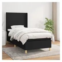 vidaXL Boxspringbett 100 x 200 cm Schwarz