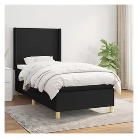 vidaXL Boxspringbett 100 x 200 cm Schwarz