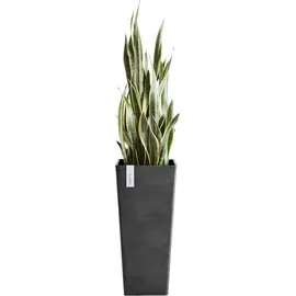 Ecopots Pflanztopf Rotterdam hoch Dunkelgrau 70 cm