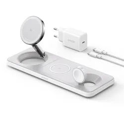 Anker Innovations Anker MagGo, Drinnen, USB, Kabelloses Aufladen, Weiß