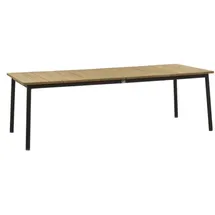 AppleBee Milou Gartentisch 240 x 100 x 76 cm Schwarz