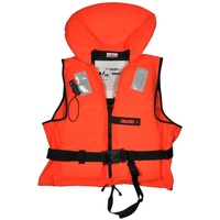 Lalizas Rettungsweste über 90kg Schwimmweste ISO 12402-4 Feststoffweste 100N orange