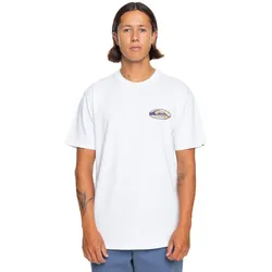 T-Shirt QUIKSILVER "Retro Link", Herren, Gr. XL, weiß, [Hauptstoff] 100% Baumwolle, Kurzarm, Shirts