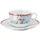 Hutschenreuther Cappuccinotasse Sammelserie 2022 2-tlg. Weihnachtsa. weiß