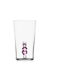 Ichendorf Milano Longdrink Becher Kaninchen rosa Animal Farm 45cl