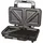 EMERIO Sandwichtoaster 2-Scheiben-Toaster Sandwich-Platten - Schwarz/Silber