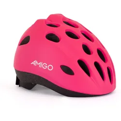 AMIGO Mini Mover Fahrradhelm Verstellbar Rosa rosa 52-56 CM