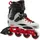 Rollerblade RB Pro X Herren Inline Skates, robuster Schalenschuh, Grau/Rot, Gr. 38