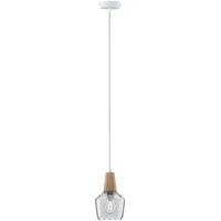 Paulmann Pendelleuchte Ylvie E27 max. 20W Holz, Klar dimmbar