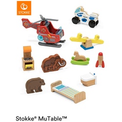 Stokke Spielzeugfigur, Mehrfarbig, Holz, Kunststoff, Buche, massiv, Spielzeug, Kinderspielzeug, Sonstiges Spielzeug