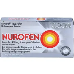 NUROFEN Ibuprofen 400 mg überzogene Tabletten 24 St.
