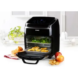 DOMO collection Heißluftfritteuse Mini Backofen 10L schwarz