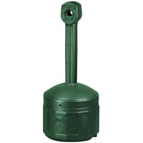 Justrite Aschenbecher Original Smoker's Ceasefire, Standascher aus Kunststoff 15 Liter, forest green