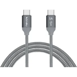 Nevox USB-C 2 m Grau/Silber