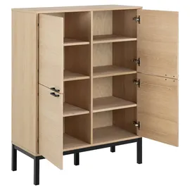 Actona Kensington 91 x 120 x 40 cm Beige / Weiß