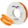 Präsent C.E. PATTBERG Geschenkband orange, 91 Meter Ringelband 15 mm zum Basteln, Dekorieren & Verpacken von Geschenken zu jedem Anlass