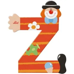 SEVI 81762 Holzbuchstabe Z Clown 10 cm