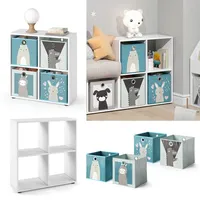 Vicco Kinderregal 4 Fächer MDF, Spanplatte
