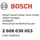 Bosch Maschinenschraubstock Aluminium/Eisen/Aludruckguss 80x65x65 mm mehrfarbig