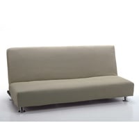 MAXIFUNDAS Schlafsofa Clic Clac 3-Sitzer Strada Lino, Leinfarben