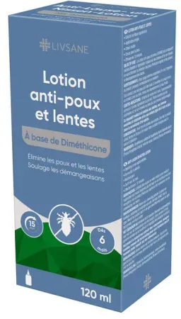 Livsane Anti-Läuse Lotion Dimethicon 120ml