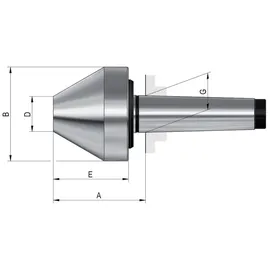 Röhm Mitlaufender Zentrierkegel MK 4 Größe 172b