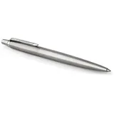 Parker Kugelschreiber Jotter Edelstahl silber, Schreibfarbe: blau,
