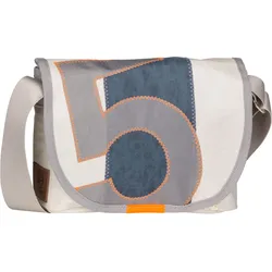 360Grad Perle  in Weiß/Streifen Blau/Zahl Hellgr (4.6 Liter), Umhängetasche
