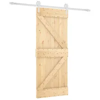vidaXL Natürlich und Weiß rechts 85 x 210 cm Braun/Weiß