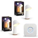 Philips Hue 2er Bedside white + Bridge V2