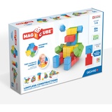 Geomag - Magicube 1+ Full Color - Magnetische Würfel für Kinder - 4 Farben - 64 Blöcke - 100 % recyceltes Plastik
