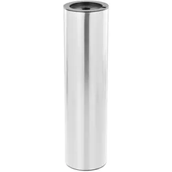 WAGNER Möbelbein/Systemrohr TENO - Ø 50 x 191 mm, individuell kombinierbar, Edelstahl-Optik, Tragkraft 50 kg - 12901101