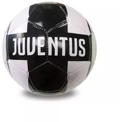 Fußball FC Juventus: schwarz-weiß, Größe 5