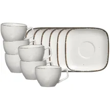 Ritzenhoff & Breker Espressotasse mit Untertasse 0,08 l Beige 6 St.