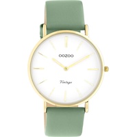 Oozoo Vintage Damen Uhr - Armbanduhr Damen mit 20mm Lederarmband - Analog Damenuhr in rund C20255